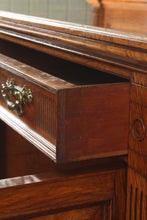 Load image into Gallery viewer, English Pollard Oak Sideboard c.1880