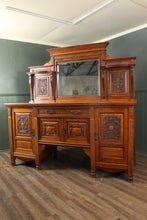 Load image into Gallery viewer, English Pollard Oak Sideboard c.1880