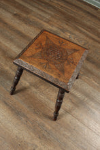 Load image into Gallery viewer, English Handcarved Stool c.1900