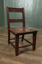 Load image into Gallery viewer, Petite Mahogany Scottish Carved Childs Chair c.1880