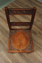 Load image into Gallery viewer, Petite Mahogany Scottish Carved Childs Chair c.1880