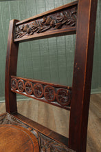 Load image into Gallery viewer, Petite Mahogany Scottish Carved Childs Chair c.1880