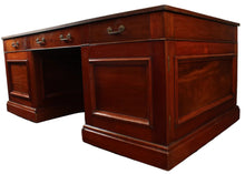 Load image into Gallery viewer, English Mahogany Partners Desk c.1900