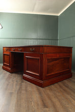 Load image into Gallery viewer, English Mahogany Partners Desk c.1900