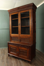 Load image into Gallery viewer, English Solid Oak Bookcase over Cupboard