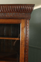 Load image into Gallery viewer, English Solid Oak Bookcase over Cupboard