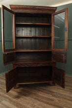Load image into Gallery viewer, English Solid Oak Bookcase over Cupboard