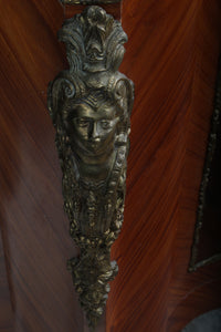 French Inlaid Cabinet with Brass Ormolu c.1950