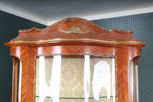 French Inlaid Cabinet with Brass Ormolu c.1950