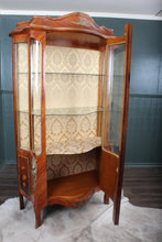 Load image into Gallery viewer, French Inlaid Cabinet with Brass Ormolu c.1950