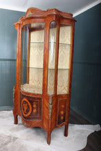Load image into Gallery viewer, French Inlaid Cabinet with Brass Ormolu c.1950