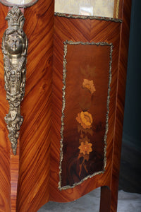 French Inlaid Cabinet with Brass Ormolu c.1950