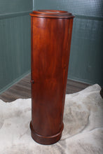 Load image into Gallery viewer, English Mahogany Pillar with Marble Top c.1950