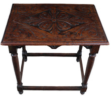 Load image into Gallery viewer, French Carved Oak Table c.1900
