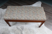 Load image into Gallery viewer, English Inlaid Mahogany Piano Bench c.1900