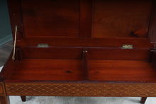 Load image into Gallery viewer, English Inlaid Mahogany Piano Bench c.1900