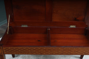 English Inlaid Mahogany Piano Bench c.1900