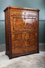 Load image into Gallery viewer, French Burl Walnut Escritoire c.1850