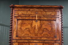 Load image into Gallery viewer, French Burl Walnut Escritoire c.1850