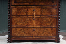 Load image into Gallery viewer, French Burl Walnut Escritoire c.1850