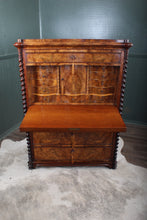Load image into Gallery viewer, French Burl Walnut Escritoire c.1850