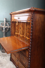 Load image into Gallery viewer, French Burl Walnut Escritoire c.1850