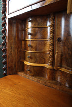 Load image into Gallery viewer, French Burl Walnut Escritoire c.1850