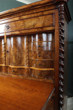 Load image into Gallery viewer, French Burl Walnut Escritoire c.1850