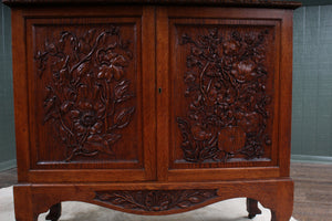 English Oak Arts and Crafts Cabinet c.1910