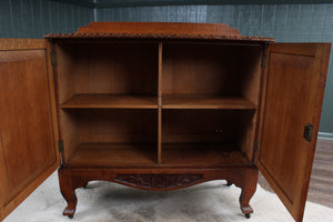 English Oak Arts and Crafts Cabinet c.1910