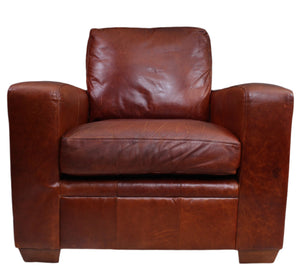 English Leather Chair