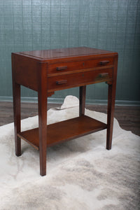 English Cutlery in Mahogany Cabinet c.1900