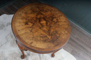 English Walnut Occasional Table c.1900