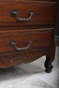 French Oak Chest of Drawers c.1920