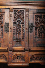 Load image into Gallery viewer, English Oak Carved Cabinet c.1900