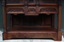 Load image into Gallery viewer, English Oak Carved Cabinet c.1900