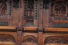 Load image into Gallery viewer, English Oak Carved Cabinet c.1900