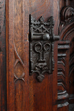 Load image into Gallery viewer, English Oak Carved Cabinet c.1900