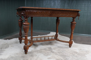 French Oak Table c.1900