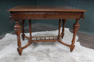 French Oak Table c.1900