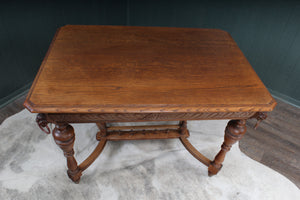 French Oak Table c.1900