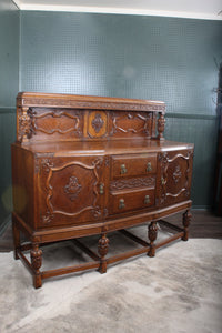 English Oak Sideboard c.1910