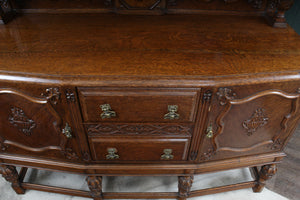 English Oak Sideboard c.1910