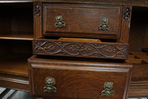 English Oak Sideboard c.1910