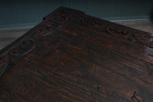 Load image into Gallery viewer, French Carved Oak Occasional Table c.1880