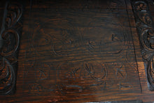 Load image into Gallery viewer, French Carved Oak Occasional Table c.1880