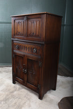 Load image into Gallery viewer, English Oak Cocktail Cabinet c.1940