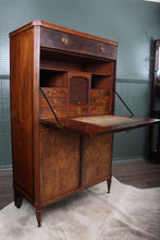 Load image into Gallery viewer, English Georgian Inlaid Walnut Desk c.1850