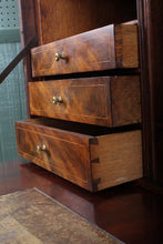 Load image into Gallery viewer, English Georgian Inlaid Walnut Desk c.1850