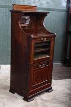 Load image into Gallery viewer, English Mahogany Music Cabinet c.1900